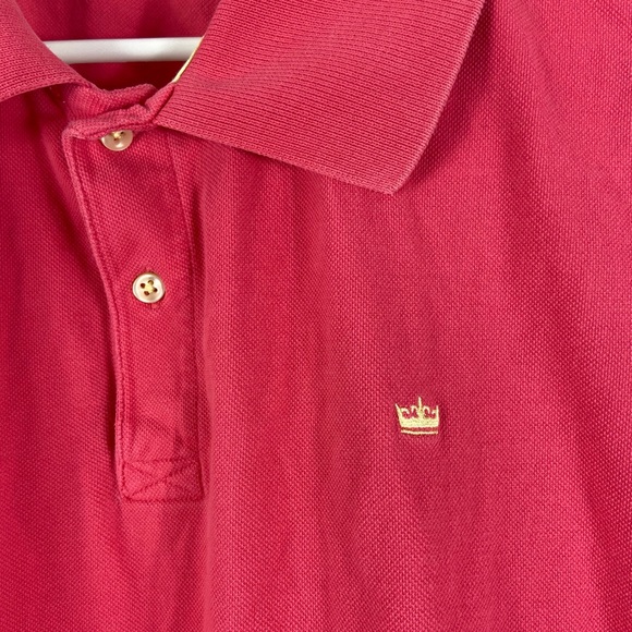 Peter Millar Crown Logo Short sleeve pink polo Xl - Picture 2 of 5